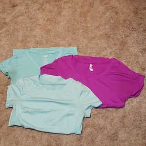 Lot of workout tops